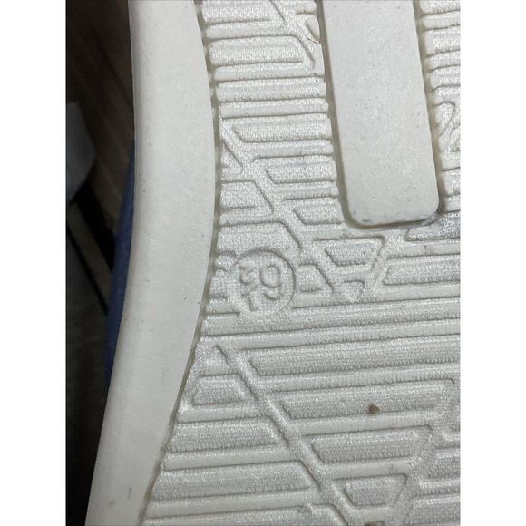 So Edenn Women's Moc Toe Slip-On Sneakers Blue White US 6.5 Chambray - Picture 9 of 10